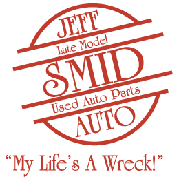Jeff Smid Auto Inc. Logo Automotive Parts Used Auto Parts Wrecking Davenport Iowa Quad Cities Recycling Metal Scrap Auto